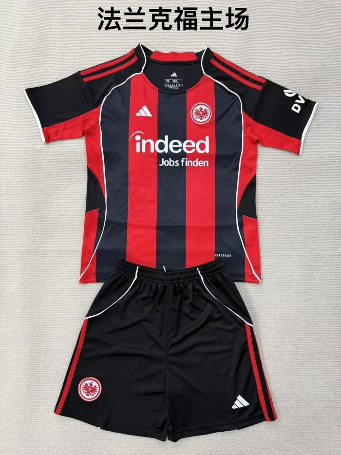 Eintracht Frankfurt home kid adult with shorts 25-26