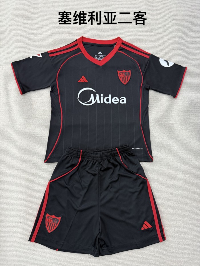 Sevilla third  kid  adult with shorts 25-26