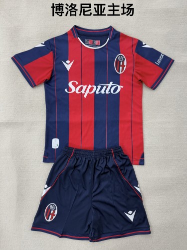 Bologna F.C. home kid adult with shorts 25-26