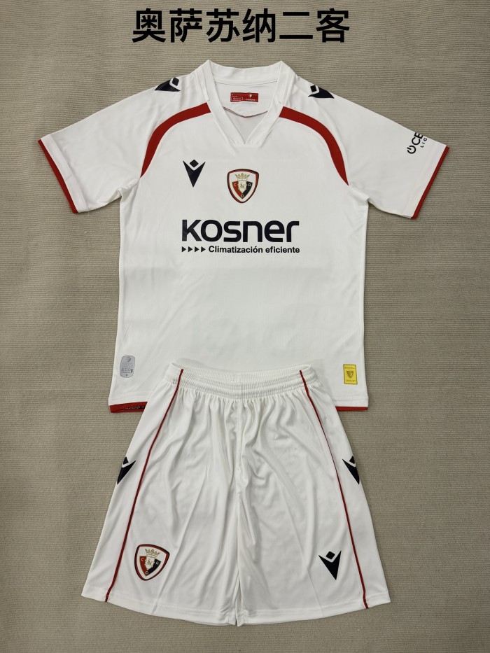 CA Osasuna third kid adult with shorts 25-26