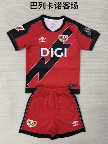 Rayo Vallecano away kid adult with shorts 25-26