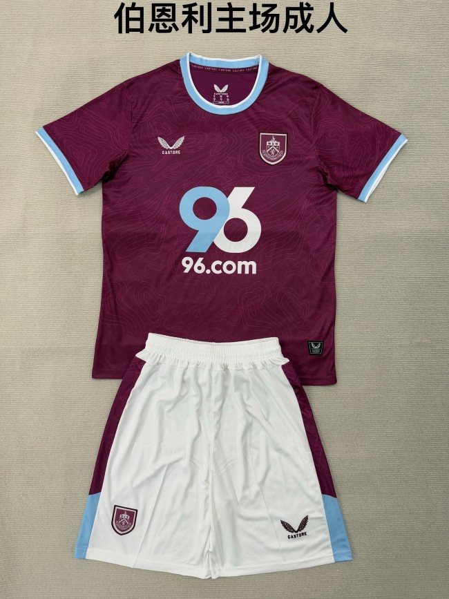 Burnley home with shorts 25-26