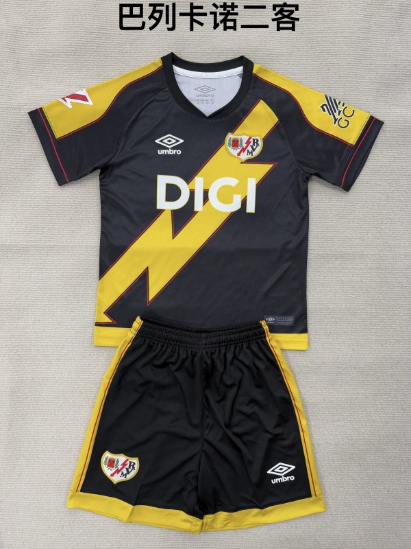 Rayo Vallecano third kid adult with shorts 25-26