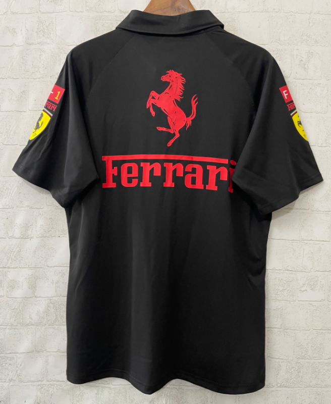 Scuderia Ferrari polo black 2026