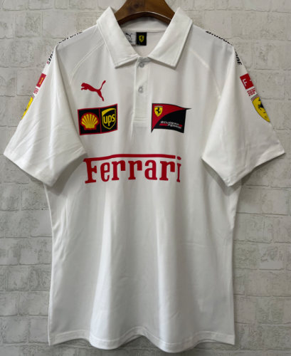 Scuderia Ferrari polo white 2026