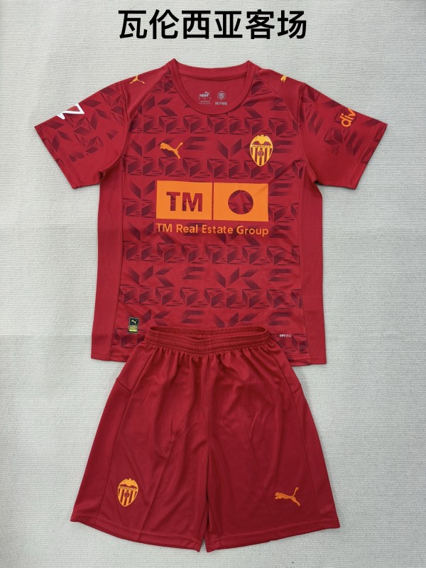 Valencia CF third kid adult with shorts 25-26