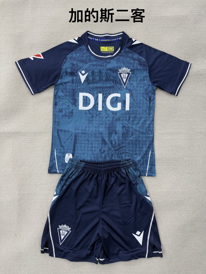 Cádiz CF third kid adult with shorts 25-26