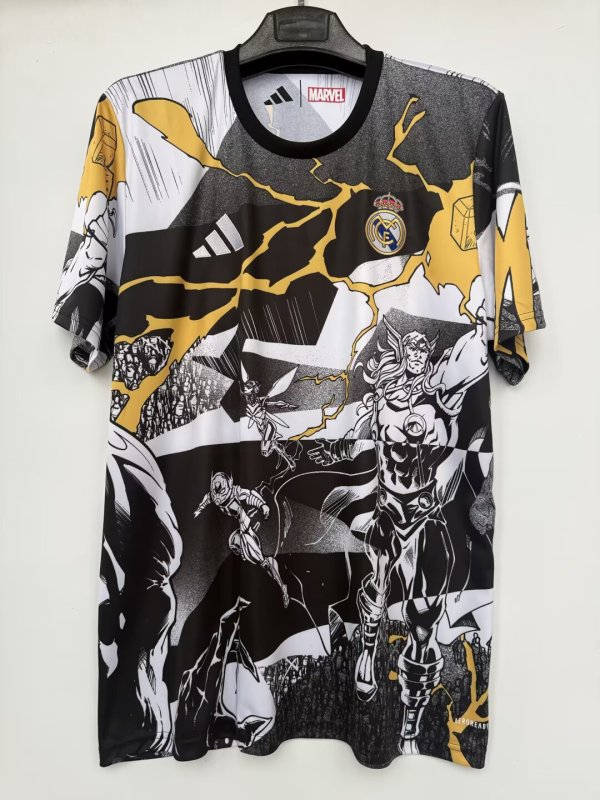 Real Madrid & Marvel training shirt S-4XL 25-26