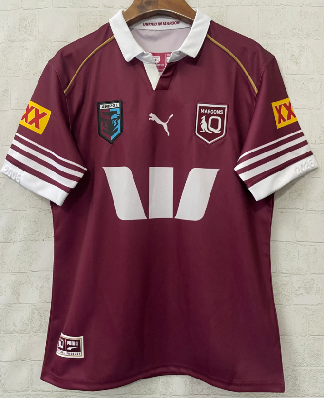 Maroons home S-7XL 2026 NRL
