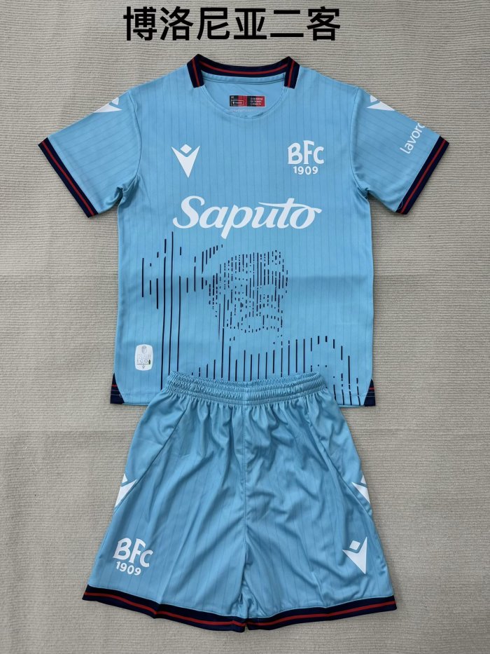 Bologna F.C. third kid adult with shorts 25-26