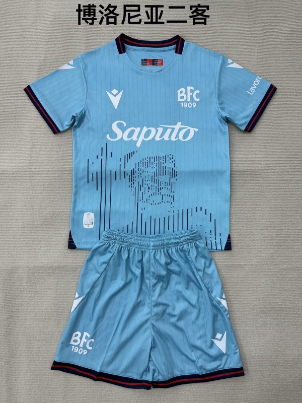 Bologna F.C. third kid adult with shorts 25-26