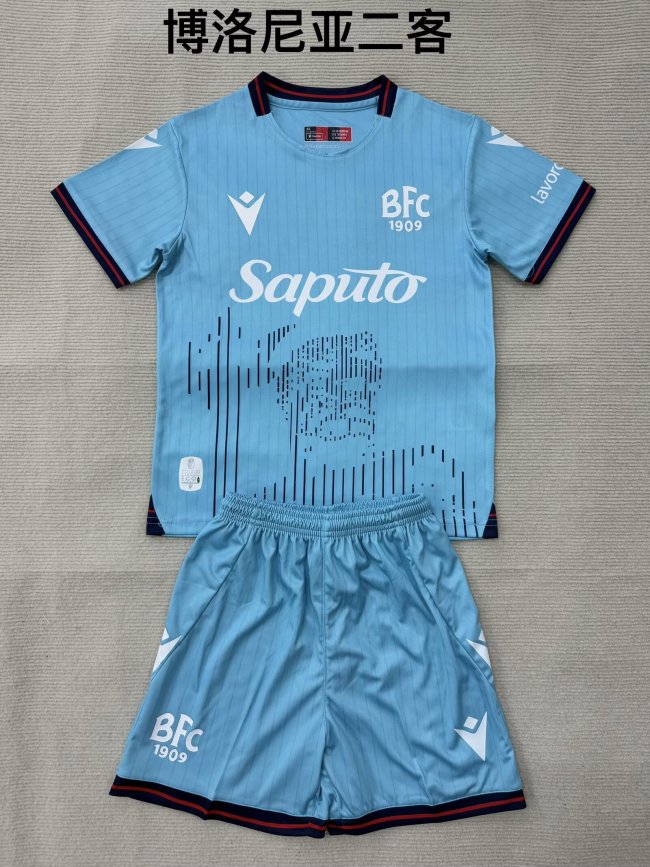 Bologna F.C. third kid adult with shorts 25-26