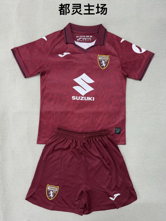 Torino F.C. home kid adult with shorts 25-26