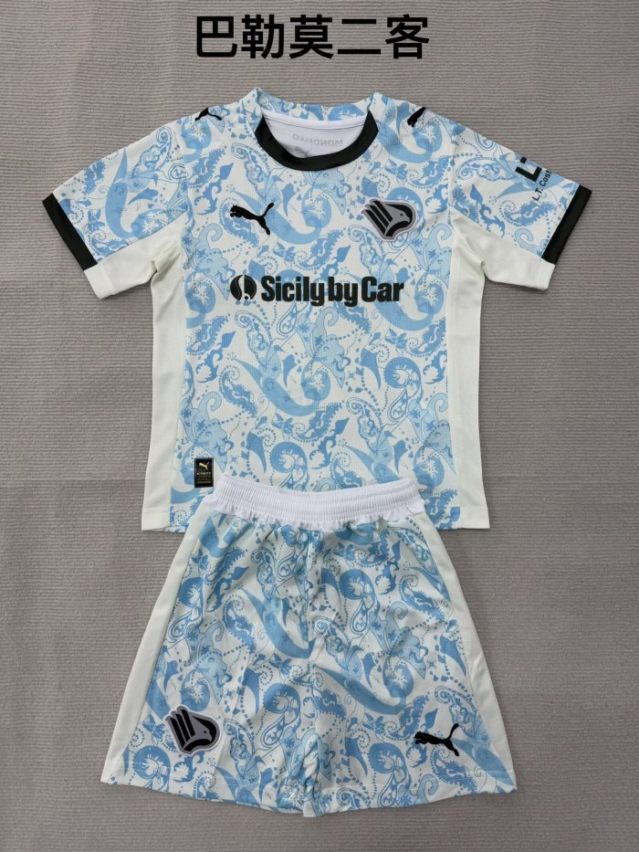 Palermo F.C. third kid adult with shorts 25-26
