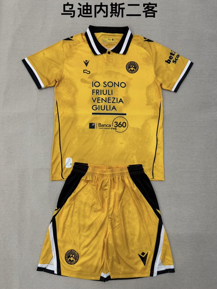 Udinese Calcio third kid adult with shorts 25-26