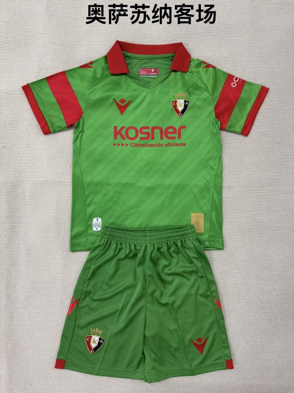 CA Osasuna away kid adult with shorts 25-26