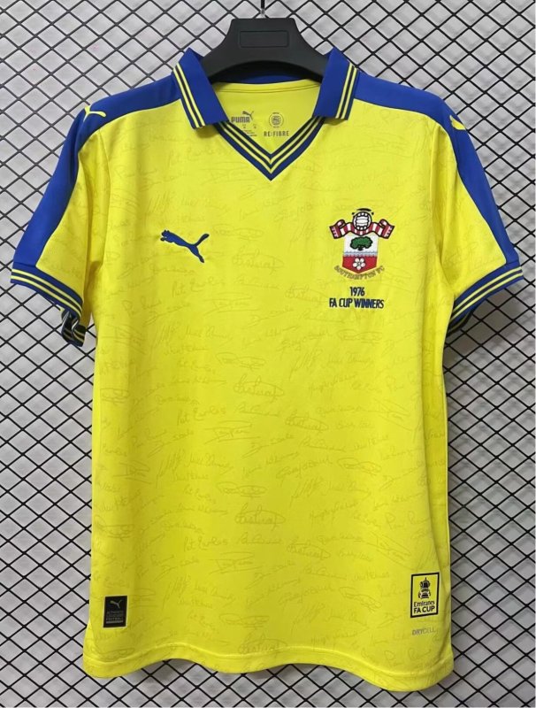 Southampton 1976 FA CUP Winners yellow S-4XL 2026
