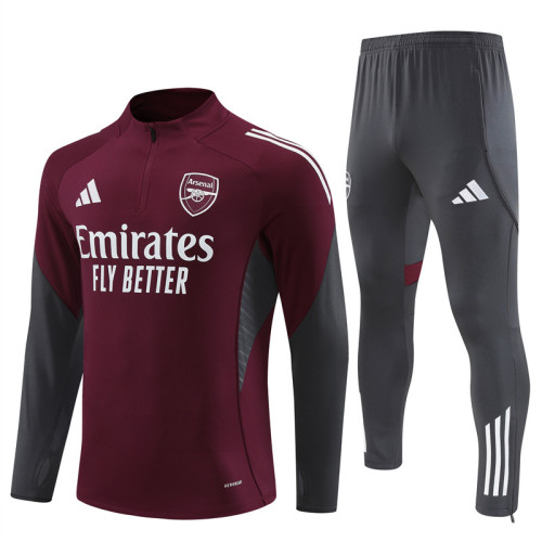 Arsenal tracksuit red kid adult 25-26