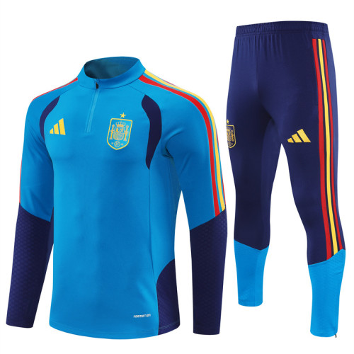 Spain tracksuit blue kid adult 2026 WC