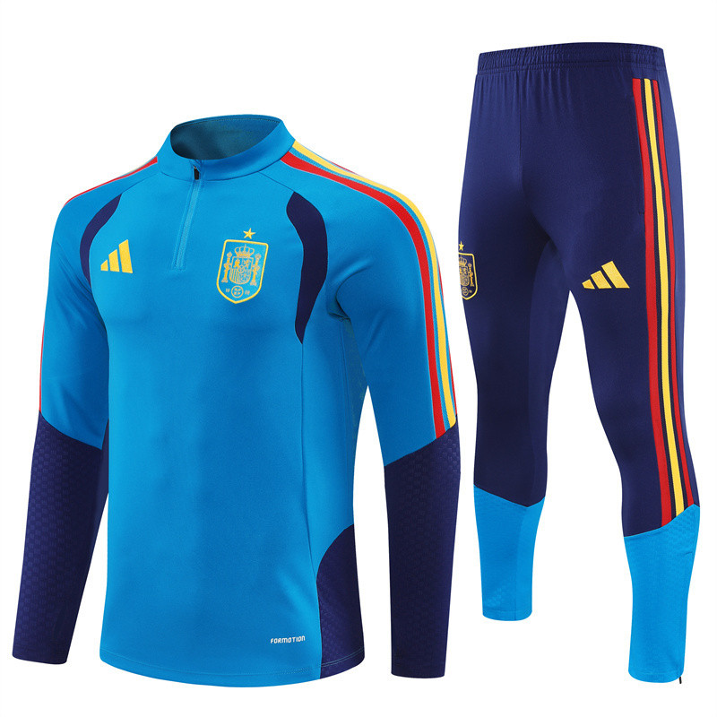 Spain tracksuit blue kid adult 2026 WC