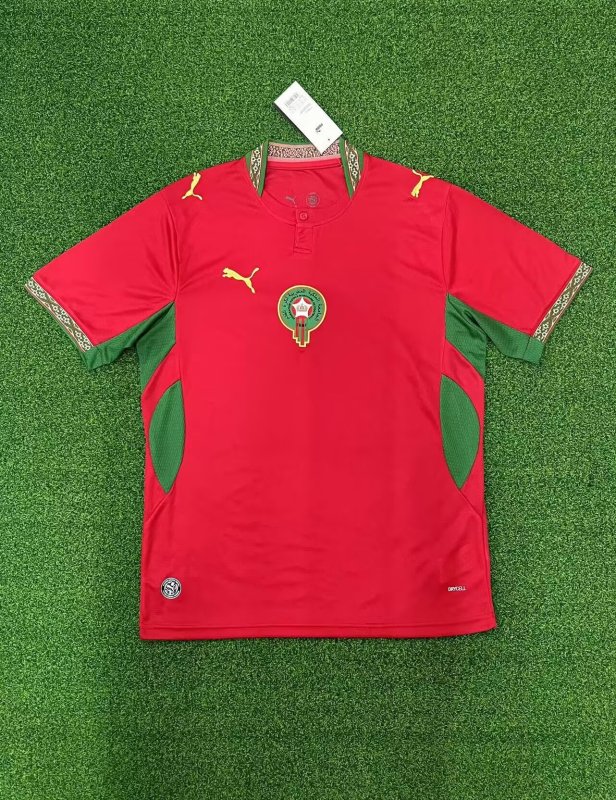 Morocco home S-4XL 2026 WC