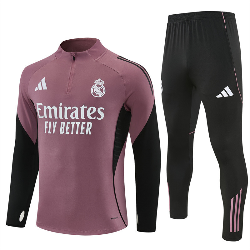 Real Madrid tracksuit purple kid adult 25-26
