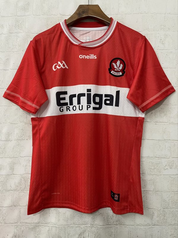 Derry GAA home red 2026