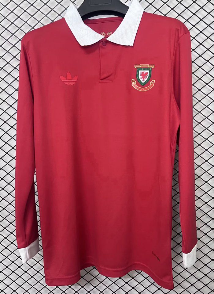 Wales 150th home S-4XL 2026 long sleeve