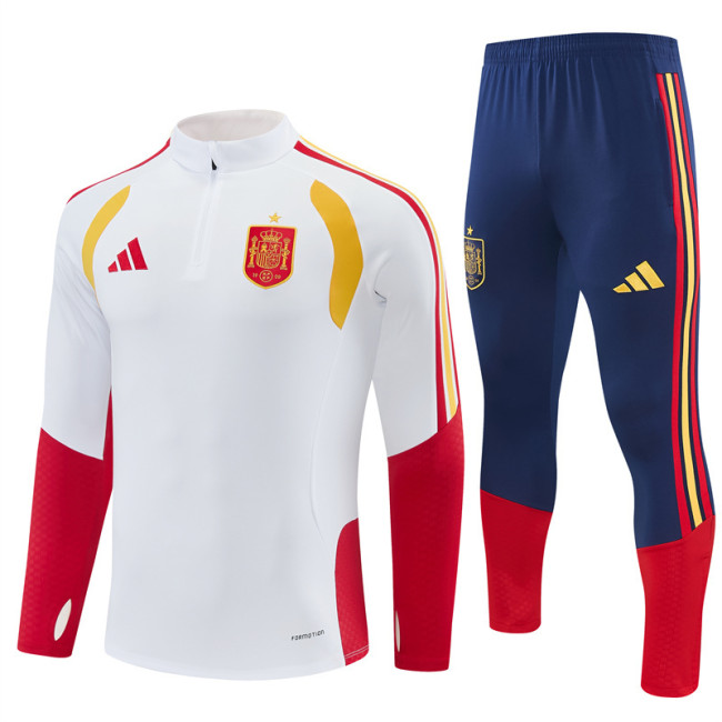 Spain tracksuit white kid adult 2026 WC