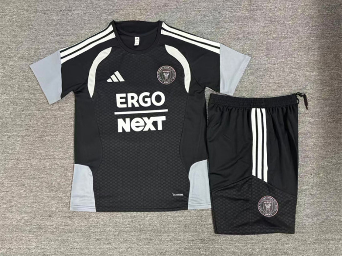  Inter Miami CF training black kid adult with shorts 26-27