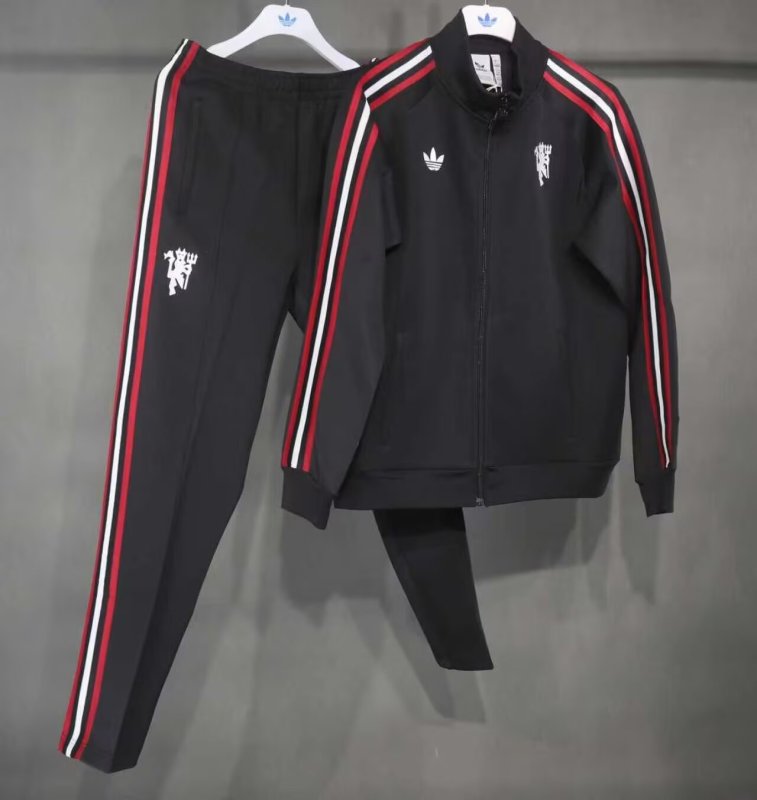 Manchester United jacket black Originals with pants 2026