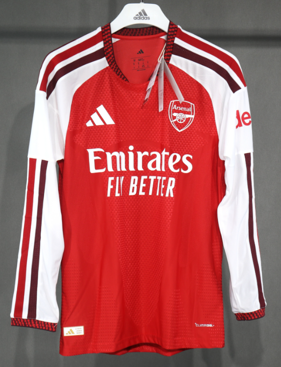 Arsenal home S-3XL 26-27 player version long sleeve