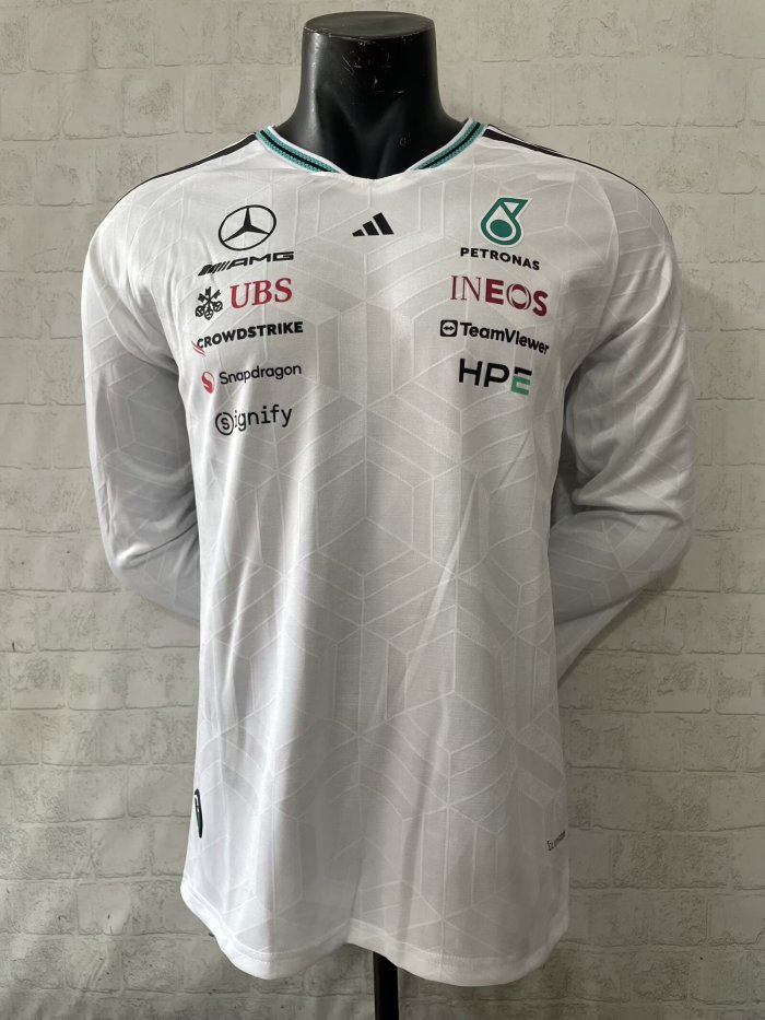  Mercedes-AMG Petronas F1 Team white 2026 long sleeve