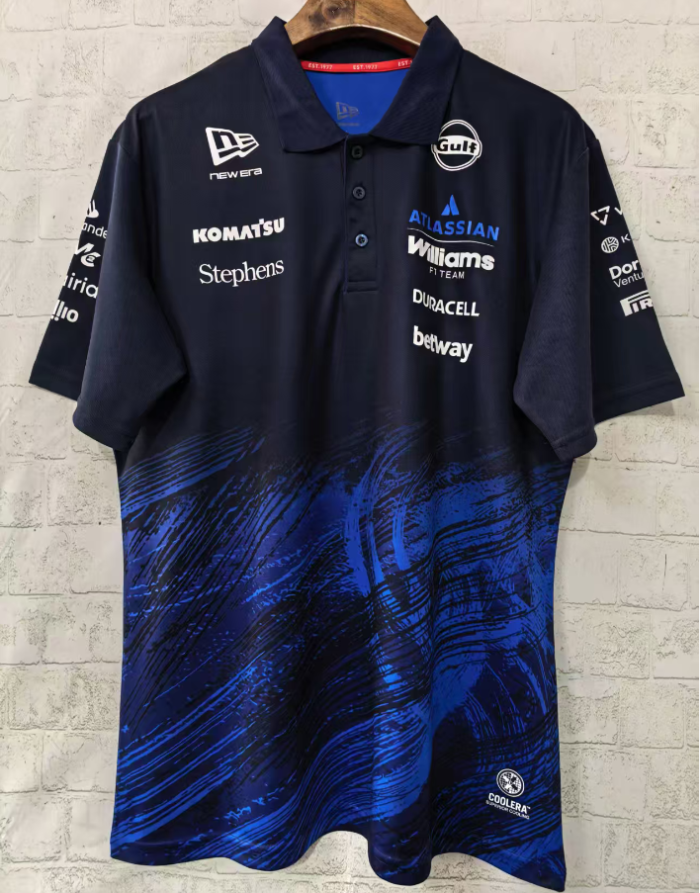 F1 racing suit navy polo 2026