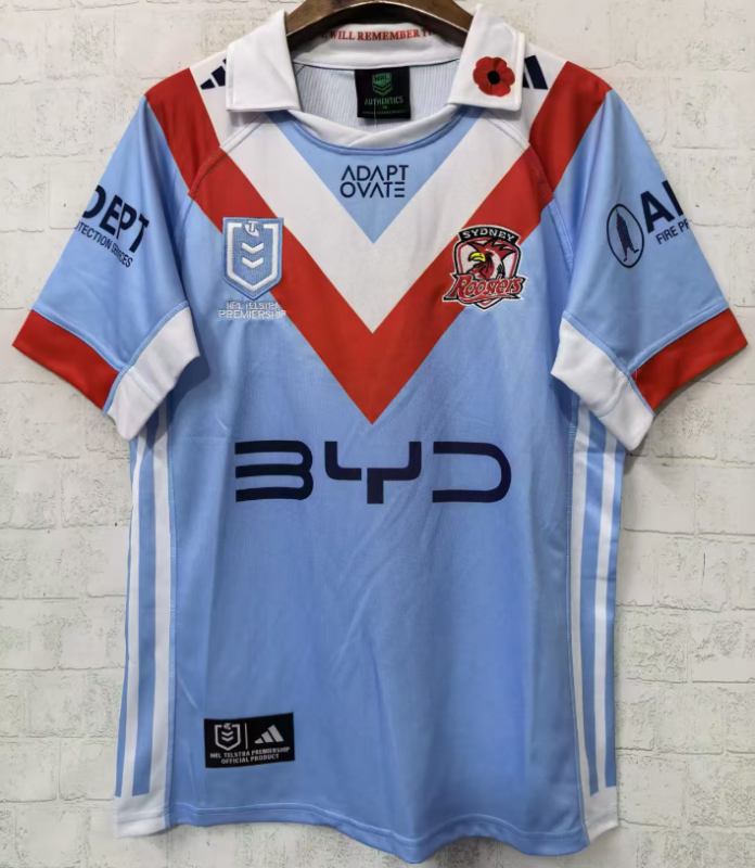 Roosters blue S-5XL 2026 NRL