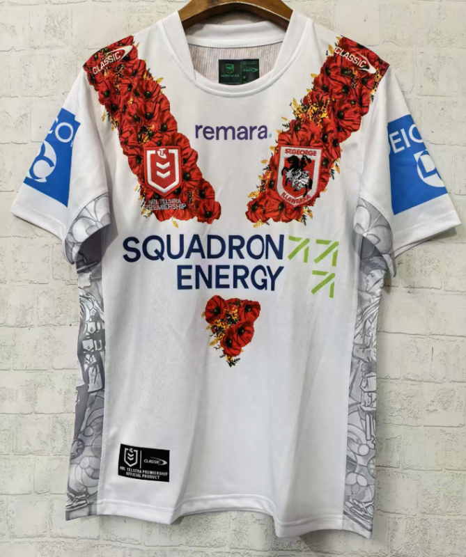 ST.GEORGE white S-5XL 2026 NRL
