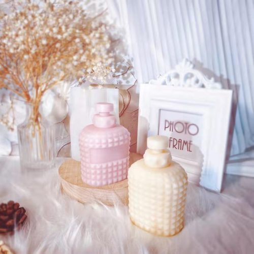 New mold Retro perfume bottle candle mold Aromatherapy wax silicone mould