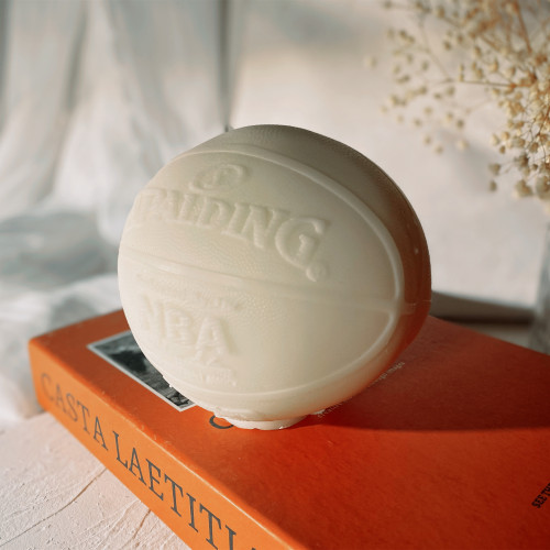 New mold Basketball Candle Silicone Mold Gypsum Plaster Cement Concrete Making Tools Home Decor Wax Mould
