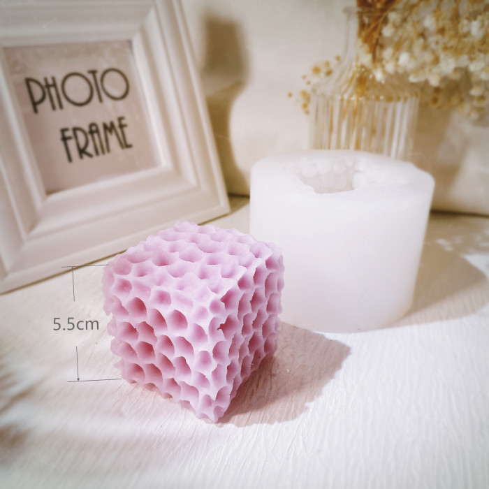 US$ 9.90 - New mold Various styles Heart shape Bubble Cube Diamond angle  silicone candle mold For Making handmade Gypsum Home Decor Aromatherapy wax  