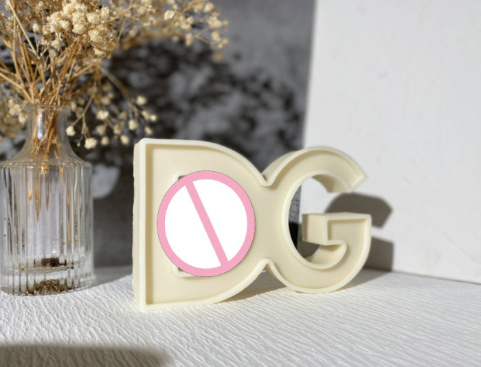 New mold Fashion luxury brand LOGO sign silicone candle mold popular symbol Home Decor Gypsum making Supplies