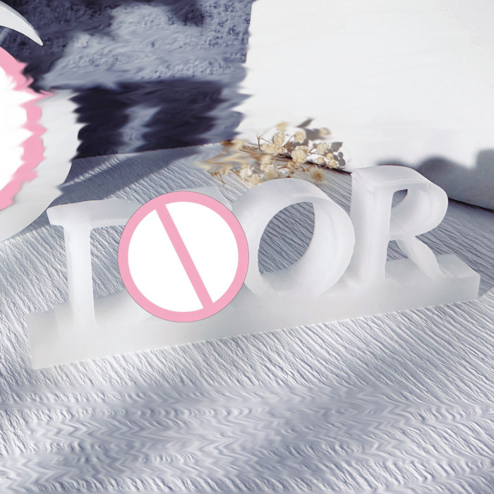 New mold Fashion luxury brand LOGO sign silicone candle mold popular symbol Home Decor Gypsum making Supplies