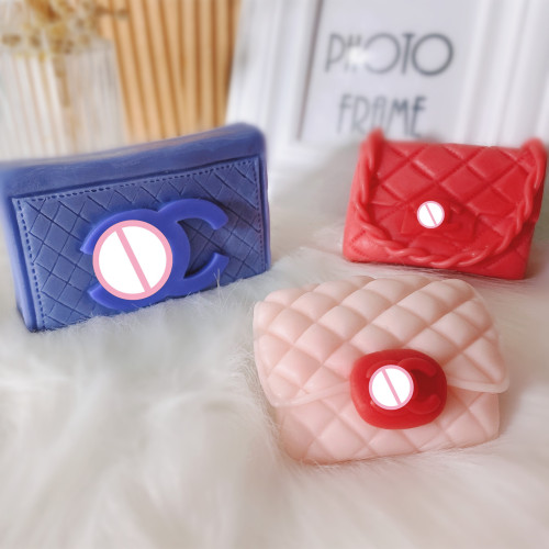 New mold Mini Woman Handbag Candle Mold Fashion Brand Girl Wallet Silicone Mold  Gypsum Crafts Making Tools