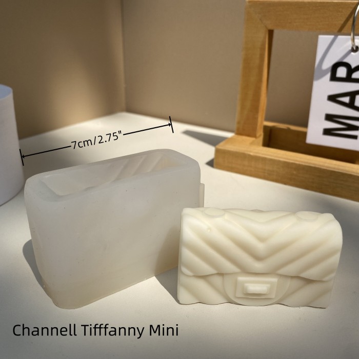 Woman Handbag Candle Mold Famous Soap Home Decor Silicona Mould Making Supplies Wax Mini Bag