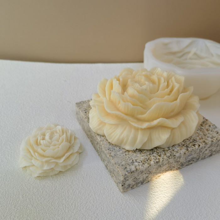 New Styles The Large Sized Peony Flower Candle Mold Weddings Birthdays  Mother'S Day Gifts