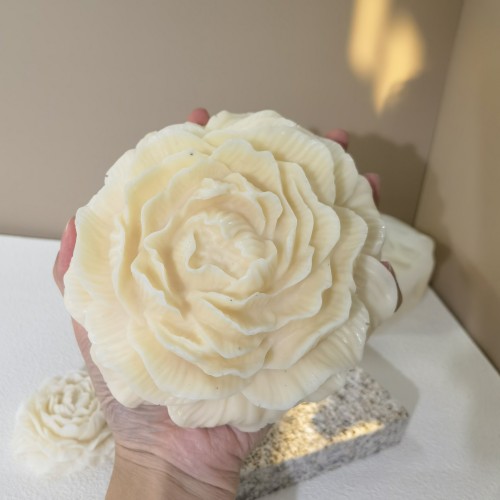 New Styles The Large Sized Peony Flower Candle Mold Weddings Birthdays Mother'S Day Gifts