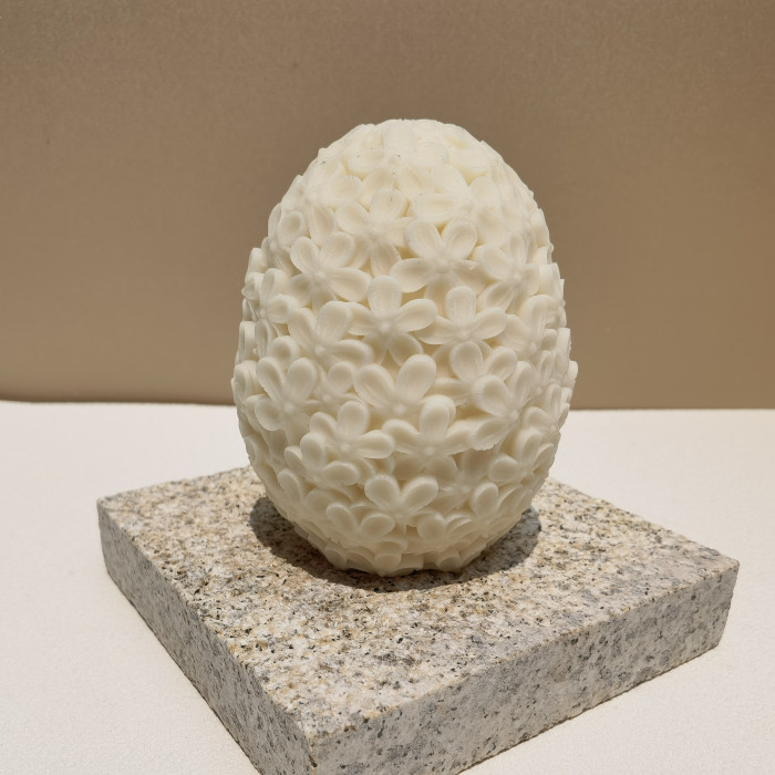 New Large Egg Chrysanthemum Candle Silicone Mold Can Be Used for Gypsum Cement Resin Cake Soap Easter Mold
