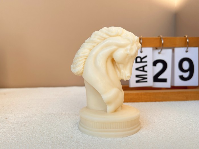 Horse Head Statue Candle Silicone Mold Bust Riding Sculpture Figurine Animal Poney Horsehead Gypsum Resin Mould