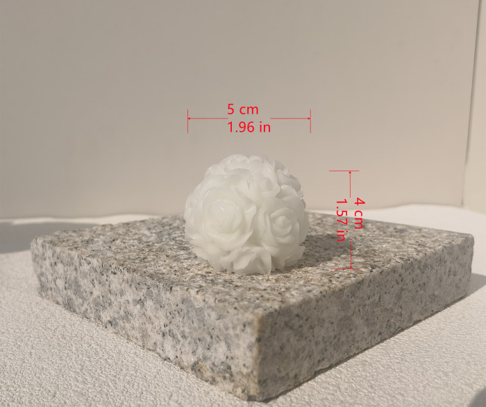 Large Peony Lotus Rose Flower Collection  Water Lily Candle Gypsum Soap Resin Decorative Crafts Silicone Mold