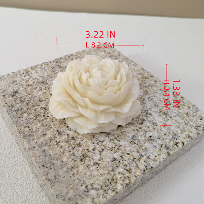 The Large Huge Sized Lotus Flower Peony Candle Mold Can Be Used To Make Candle Gypsum Resin Cake Ice Block Silicone Mold