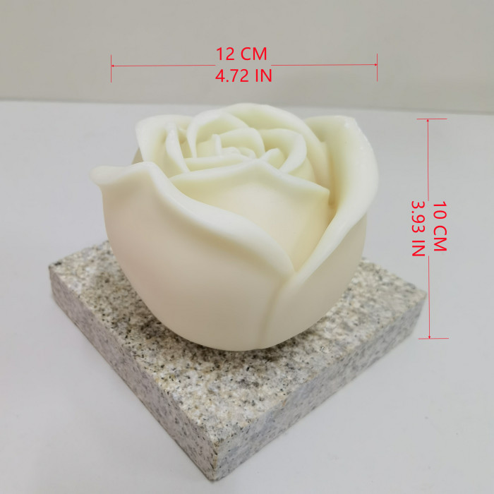 The Large Huge Sized Lotus Flower Peony Candle Mold Can Be Used To Make Candle Gypsum Resin Cake Ice Block Silicone Mold